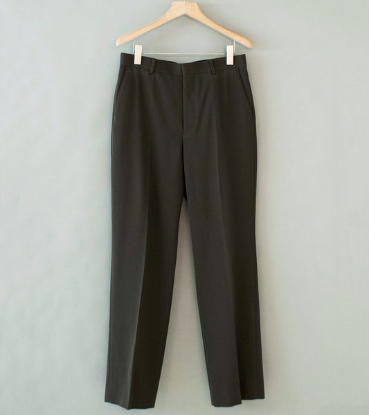 Auralee 'Light Wool Max Gabardine Slacks' (Dark Brown) – C'H'C'M'