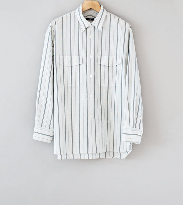 YLÈVE 'Cotton Lawn Shirt' (Stripe)