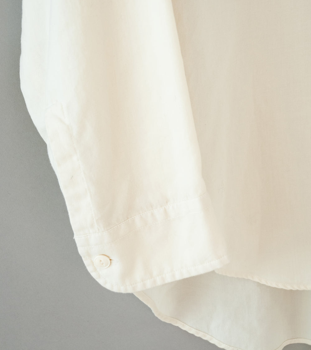 YLÈVE 'Cotton Viyella Work Shirt' (Off White)