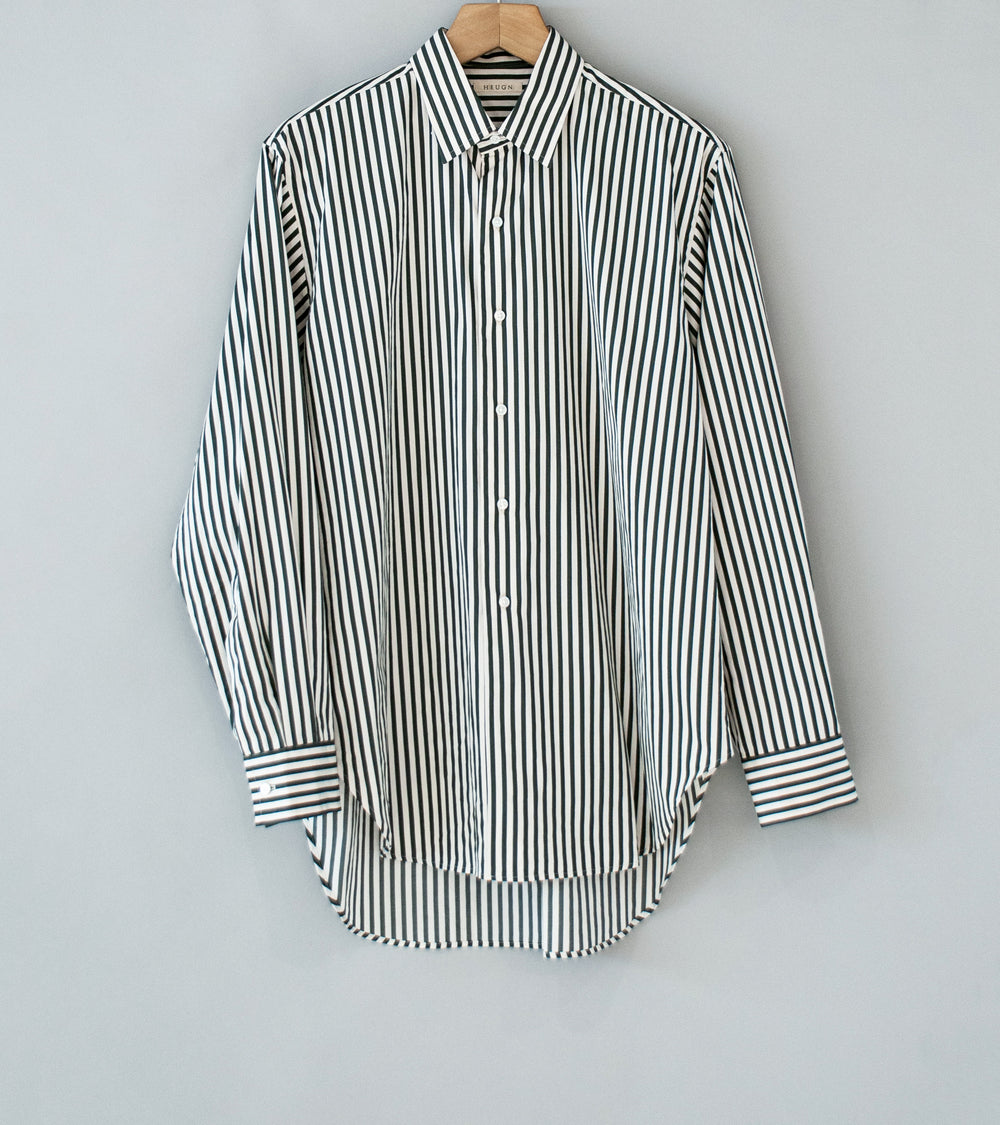 HEUGN 'Alan Shirt' (Olive Stripe)