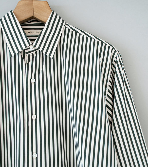 HEUGN 'Alan Shirt' (Olive Stripe)