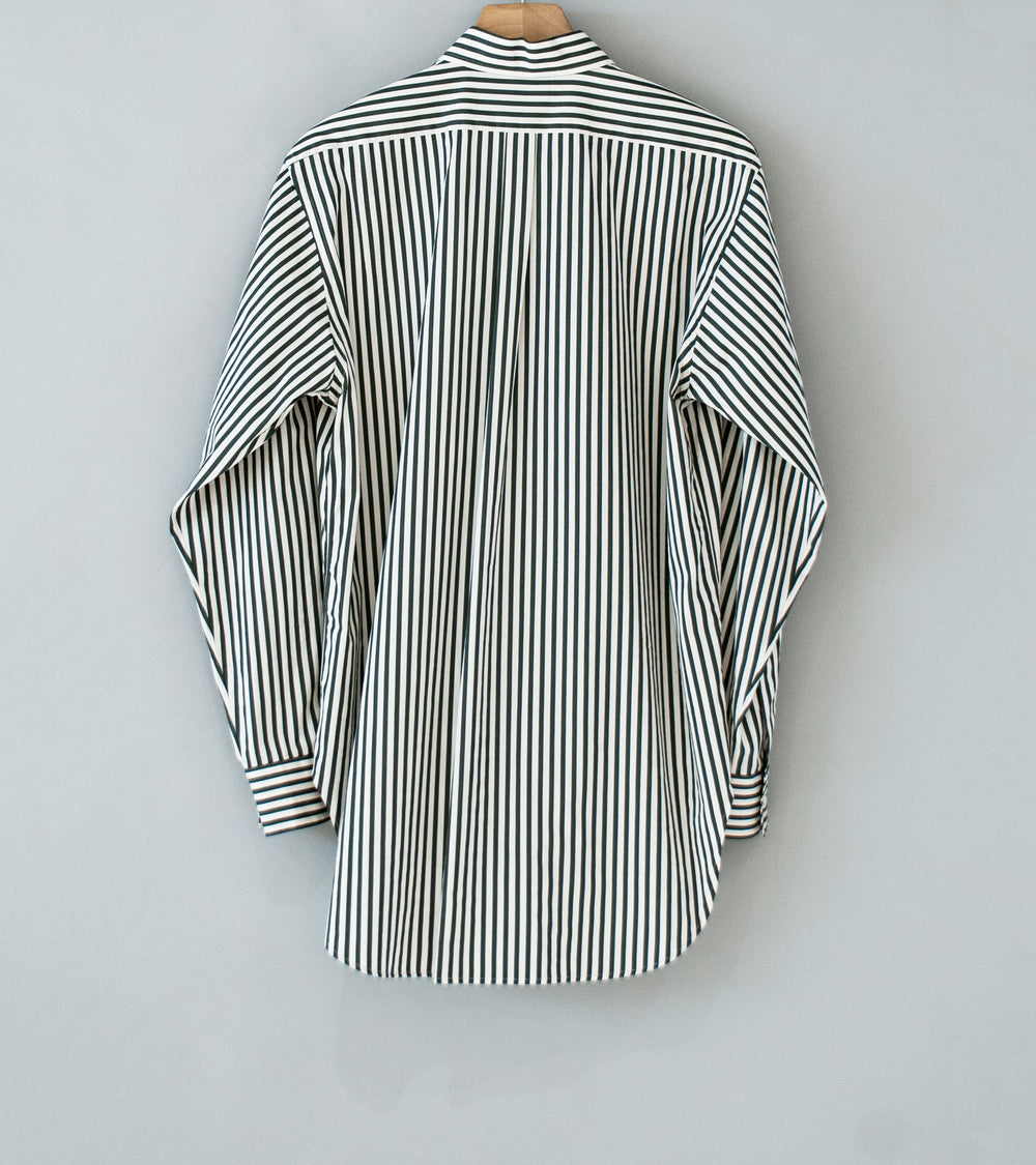 HEUGN 'Alan Shirt' (Olive Stripe)