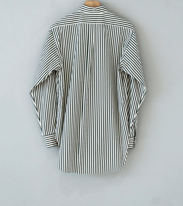 HEUGN 'Alan Shirt' (Olive Stripe)