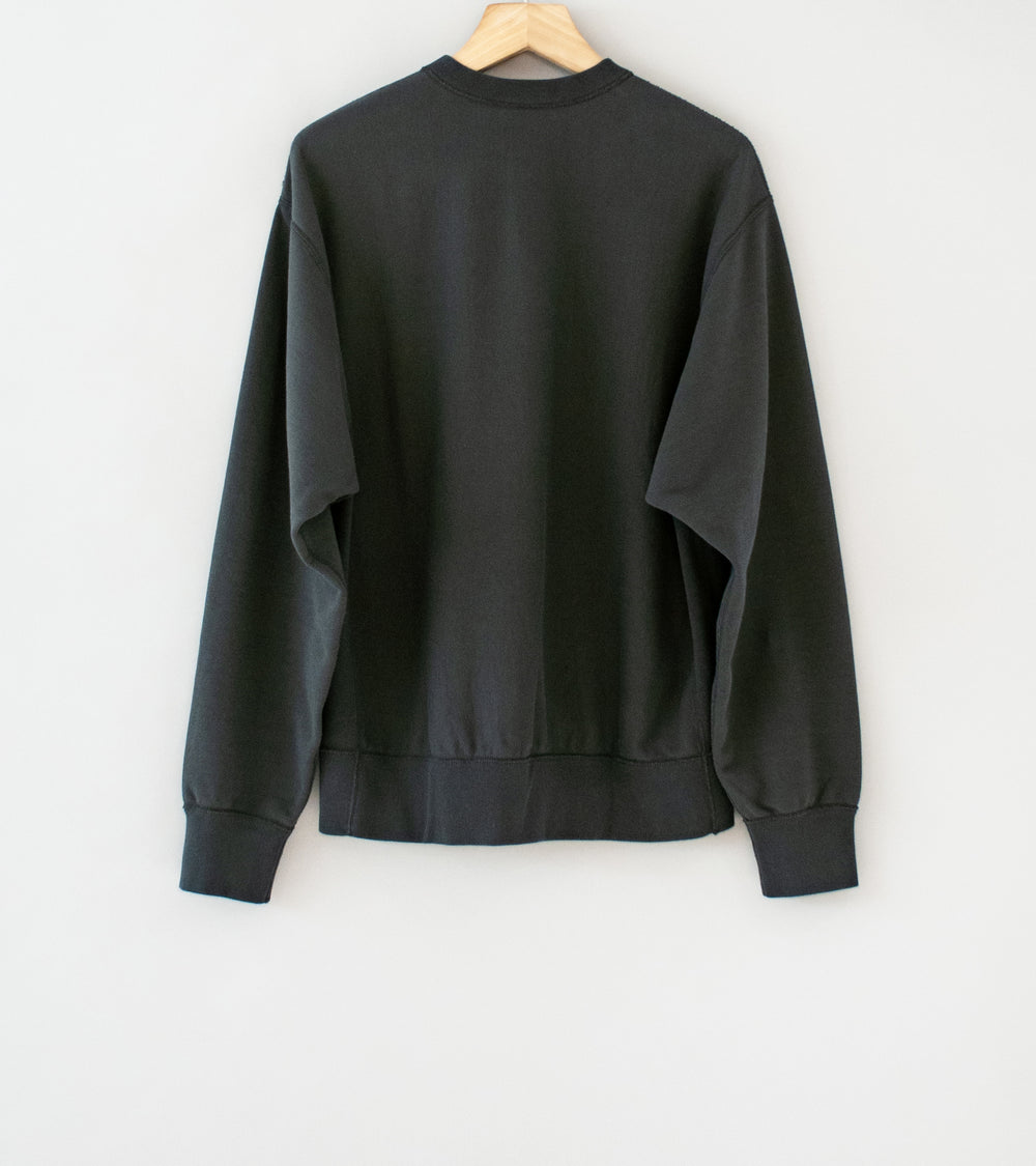 YLÈVE 'Cotton Fleece Pullover' (Charcoal)