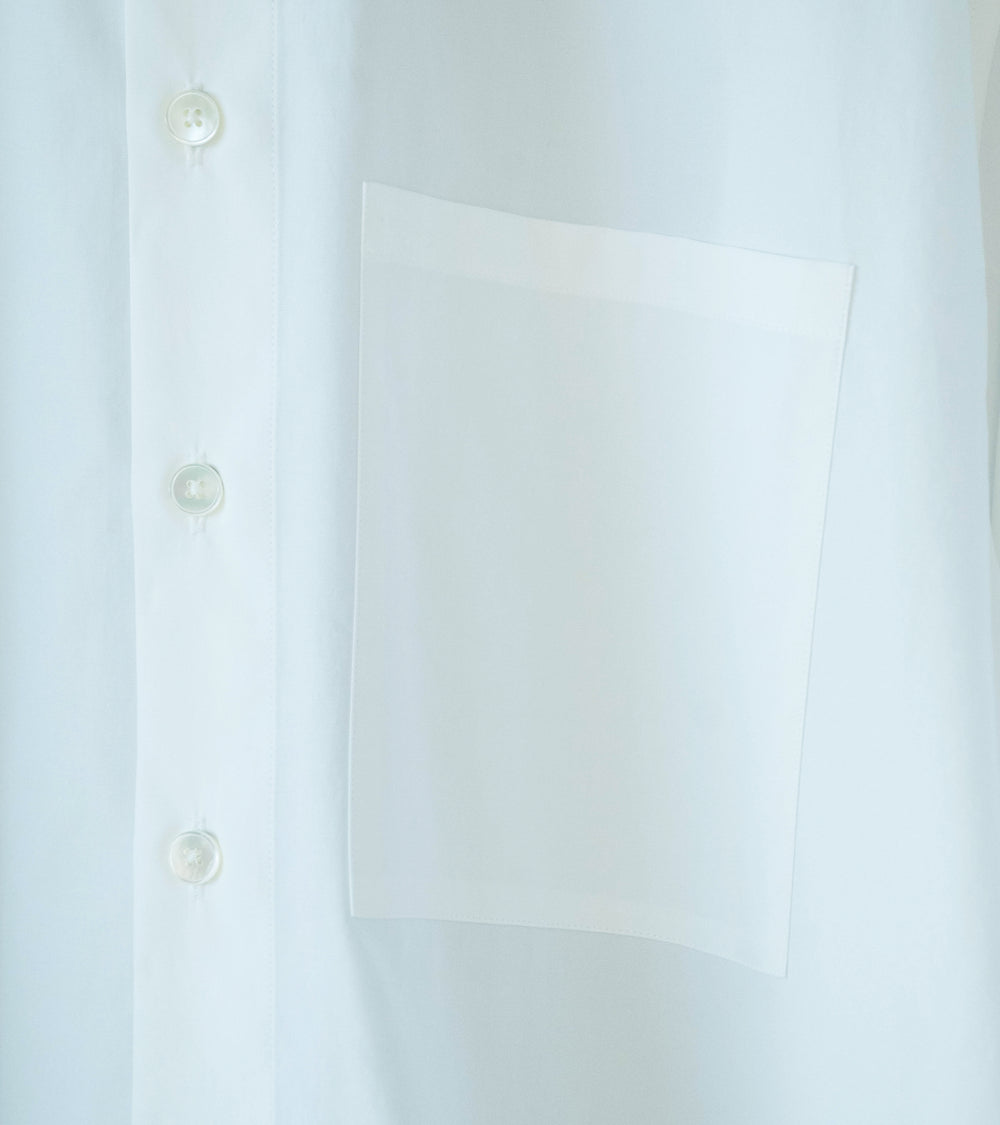 Auralee 'Washed Finx Twill Big Shirt' (White)