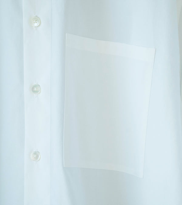 Auralee 'Washed Finx Twill Big Shirt' (White)