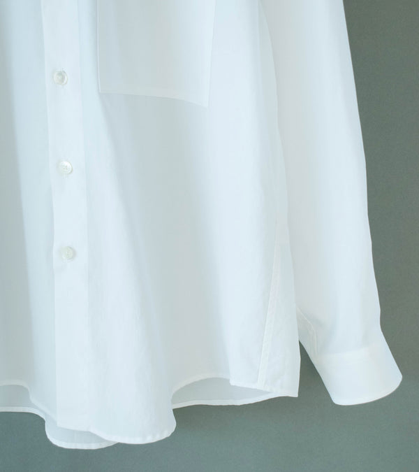 Auralee 'Washed Finx Twill Big Shirt' (White)