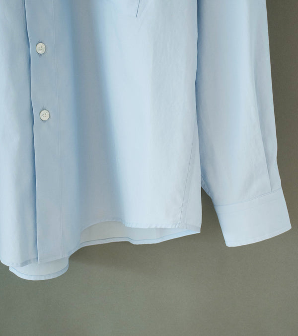 Auralee 'Washed Finx Twill Big Shirt' (Light Blue)