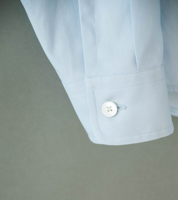 Auralee 'Washed Finx Twill Big Shirt' (Light Blue)