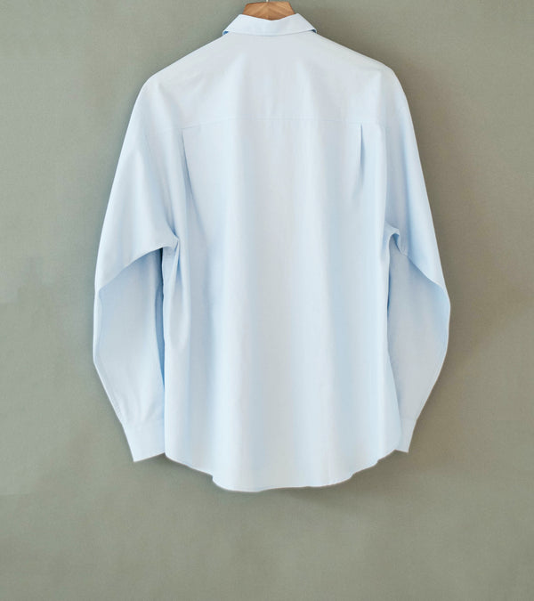 Auralee 'Washed Finx Twill Big Shirt' (Light Blue)