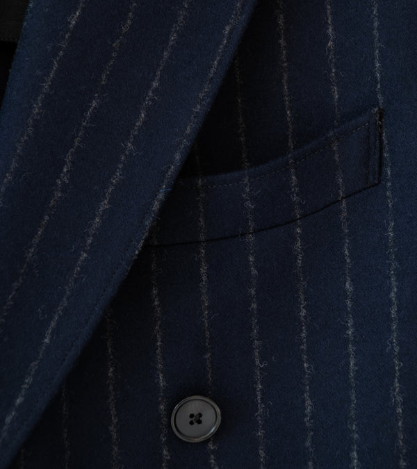 HEUGN 'Adam DB Jacket' (Navy Stripe)