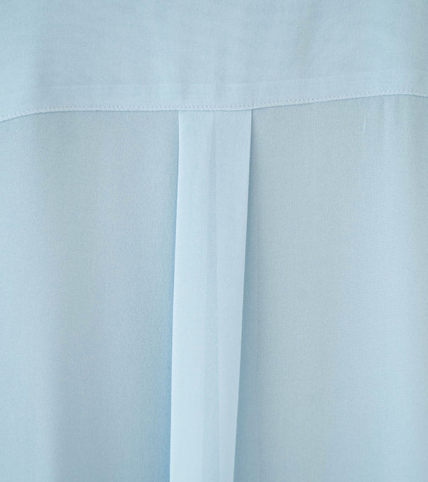 Auralee 'Airy Silk Georgette Shirt' (Light Blue)