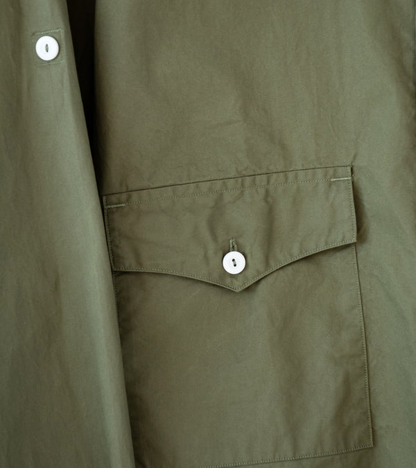 Post Overalls 'Town & Country Safari Shirt' (Sage Mid Weight Poplin)