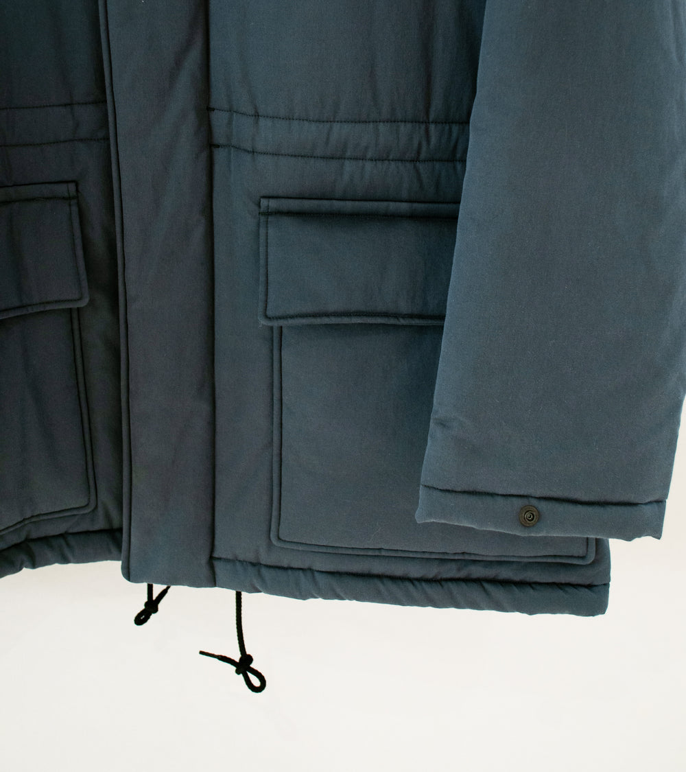 YLÈVE 'Finx Cotton Padding Coat' (Smoky Navy)