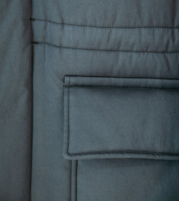 YLÈVE 'Finx Cotton Padding Coat' (Smoky Navy)