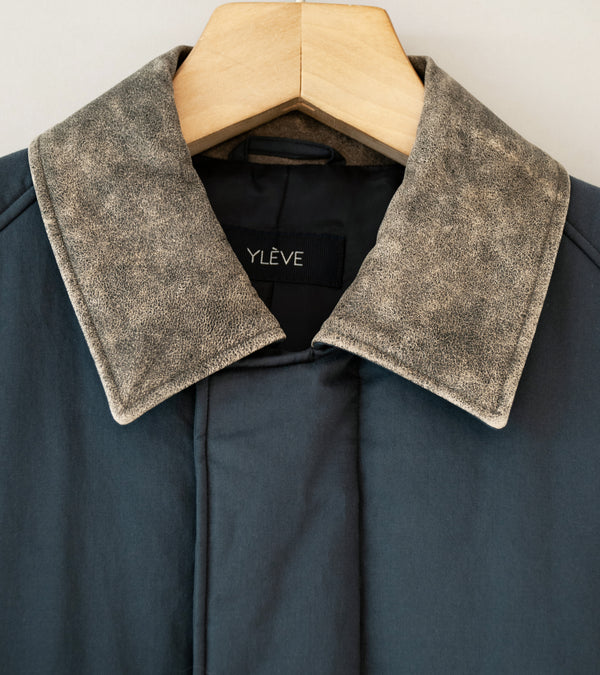 YLÈVE 'Finx Cotton Padding Coat' (Smoky Navy)