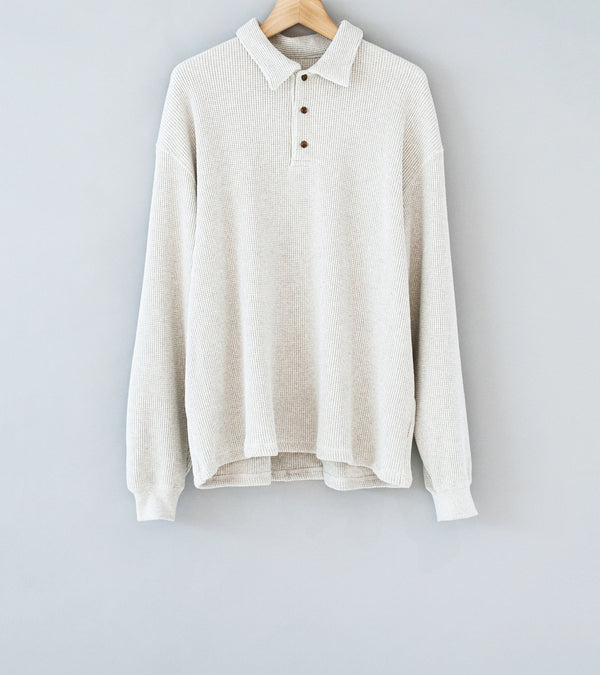 Yoko Sakamoto 'Thermal L/S Polo' (Oatmeal)