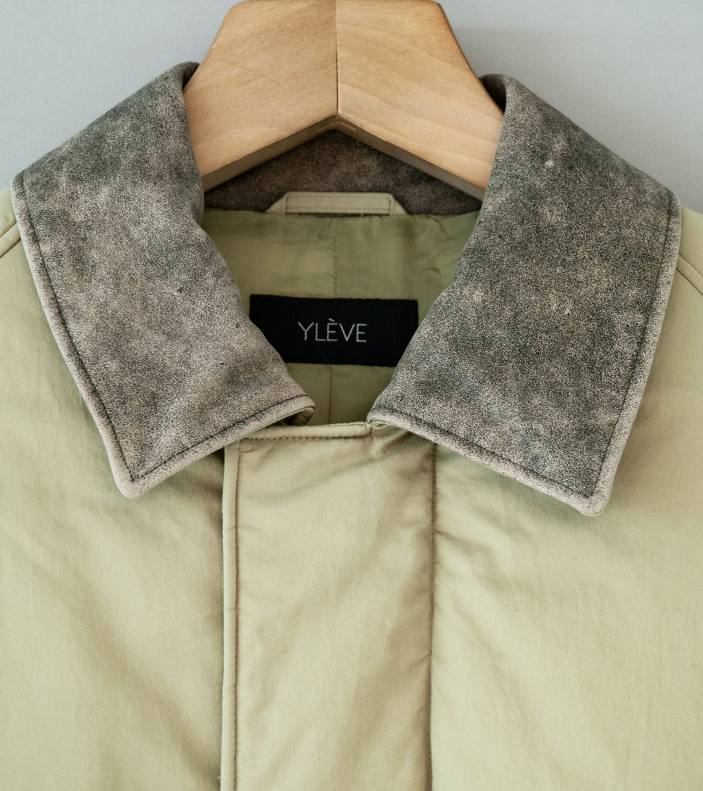 YLÈVE 'Finx Cotton Padding Coat' (Olive)