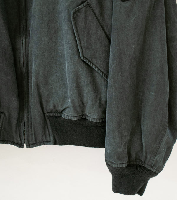 YLÈVE 'Rayon Cotton Pigment Dye Blouson' (Charcoal)