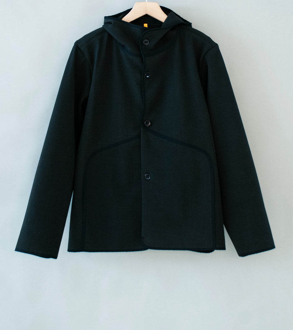 MAN-TLE 'R21 O3 Cut Parka' (Black Ash Nubi)