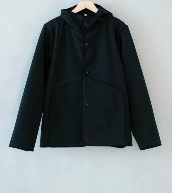 MAN-TLE 'R21 O3 Cut Parka' (Black Ash Nubi)