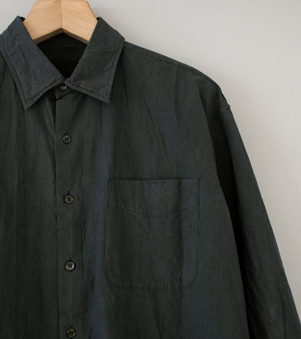 Yoko Sakamoto 'Regular Collar Shirt' (Sumi Ink)