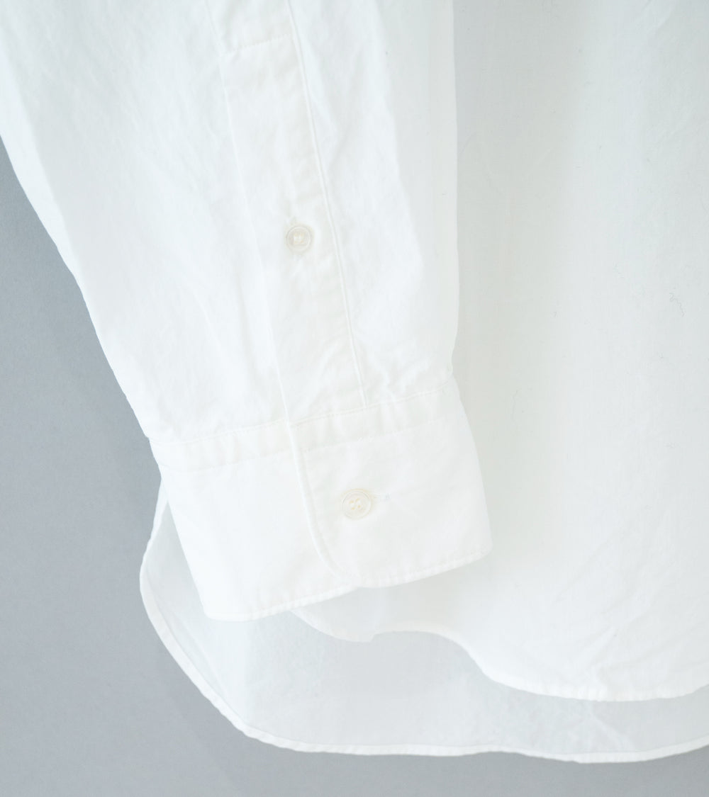 YLÈVE 'Cotton Milled Lawn Overdye Shirt' (White)