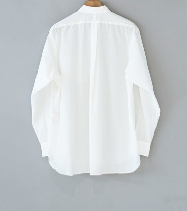 YLÈVE 'Cotton Milled Lawn Overdye Shirt' (White)