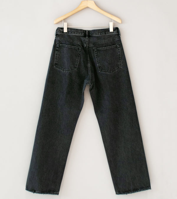 YLÈVE '13.5oz Denim Straight' (Charcoal)