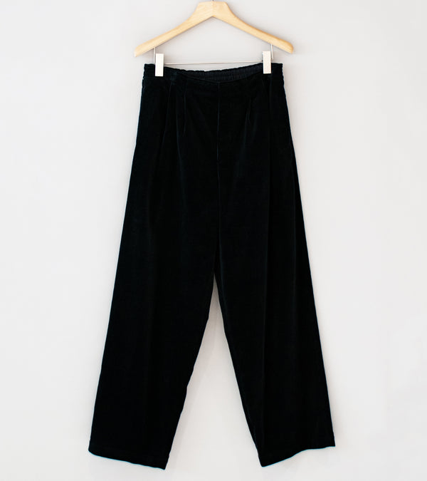 YLÈVE 'Organic Cotton Wale Corduroy Trousers' (Navy)