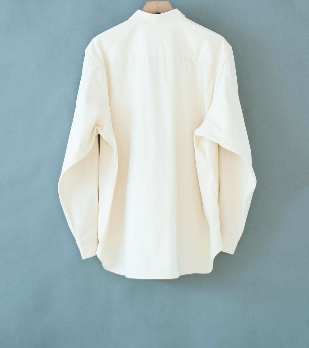 MAN-TLE 'R21 S8 Weather Shirt PK' (Unbleached Tricotine)
