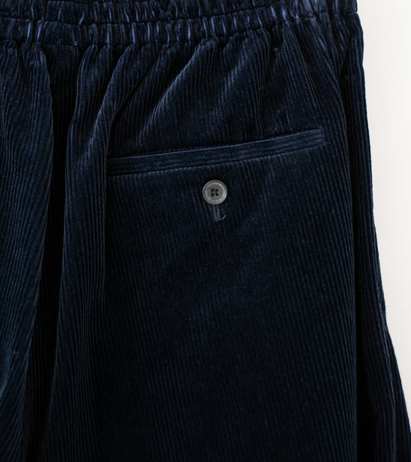 YLÈVE 'Organic Cotton Wale Corduroy Trousers' (Navy)