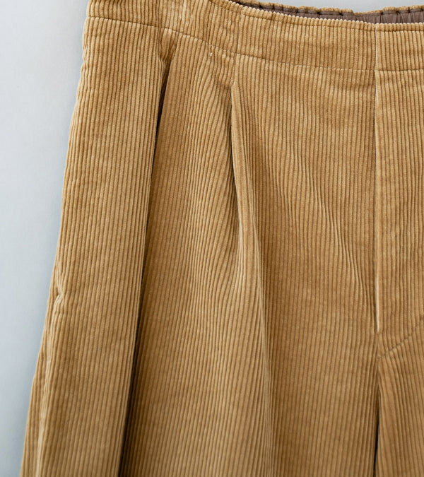 YLÈVE 'Organic Cotton Wale Corduroy Trousers' (Brown)