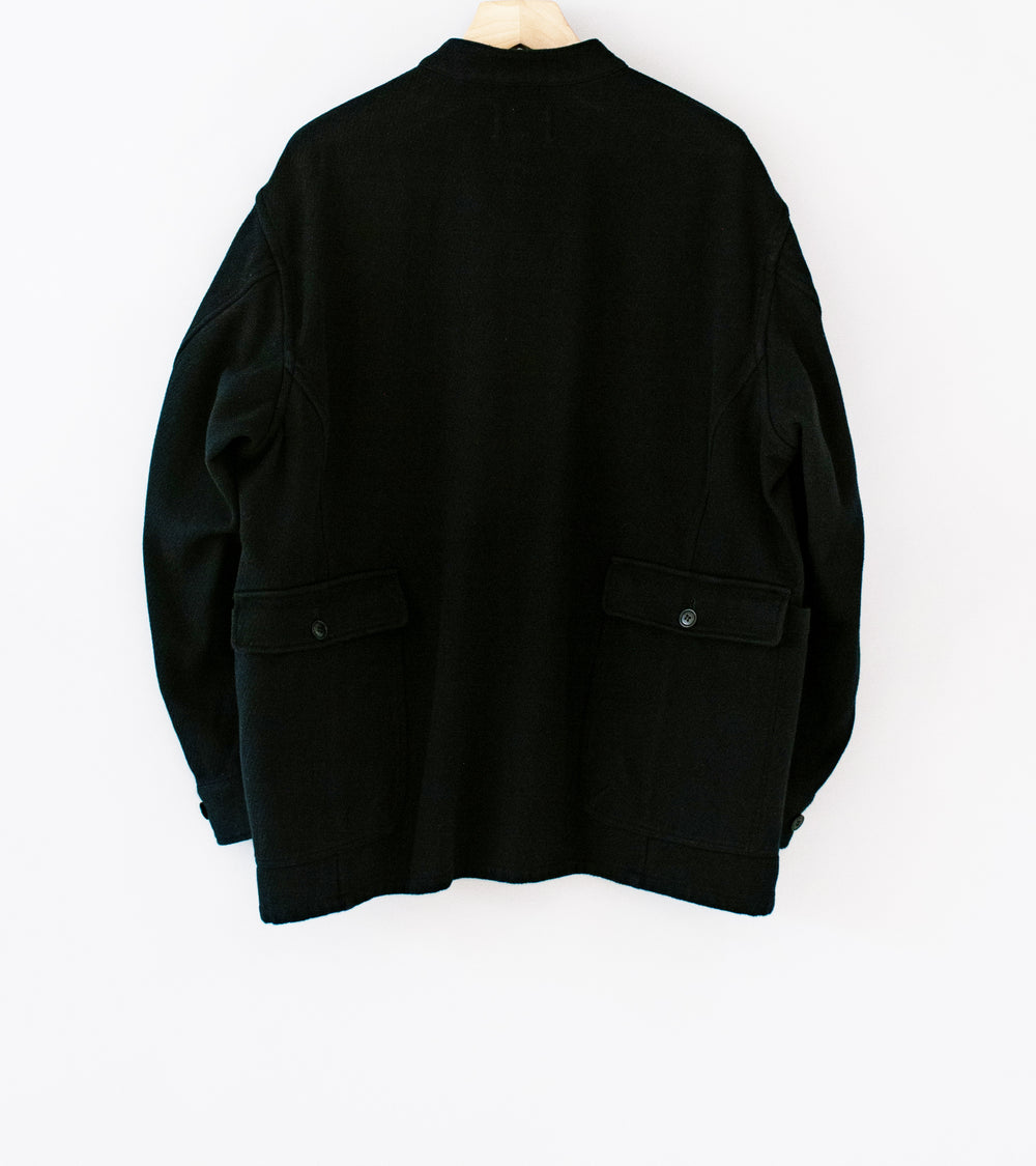 Yoko Sakamoto 'Work Stand Collar Jacket' (Black)