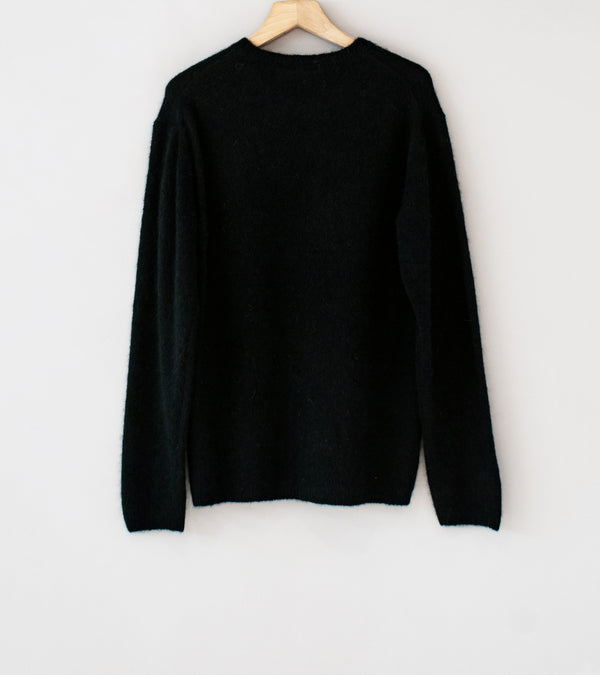 YLÈVE 'Fairy Alpaca Knit P/O' (Black)