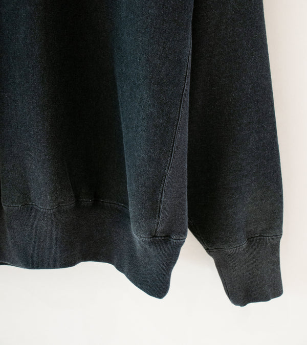 YLÈVE 'Heavy Weight Fleece Bleach Snap P/O' (Charcoal)