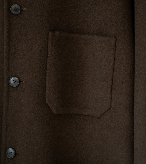 YLÈVE 'Super 100's Wool Double Cloth Blouson' (Hazel)