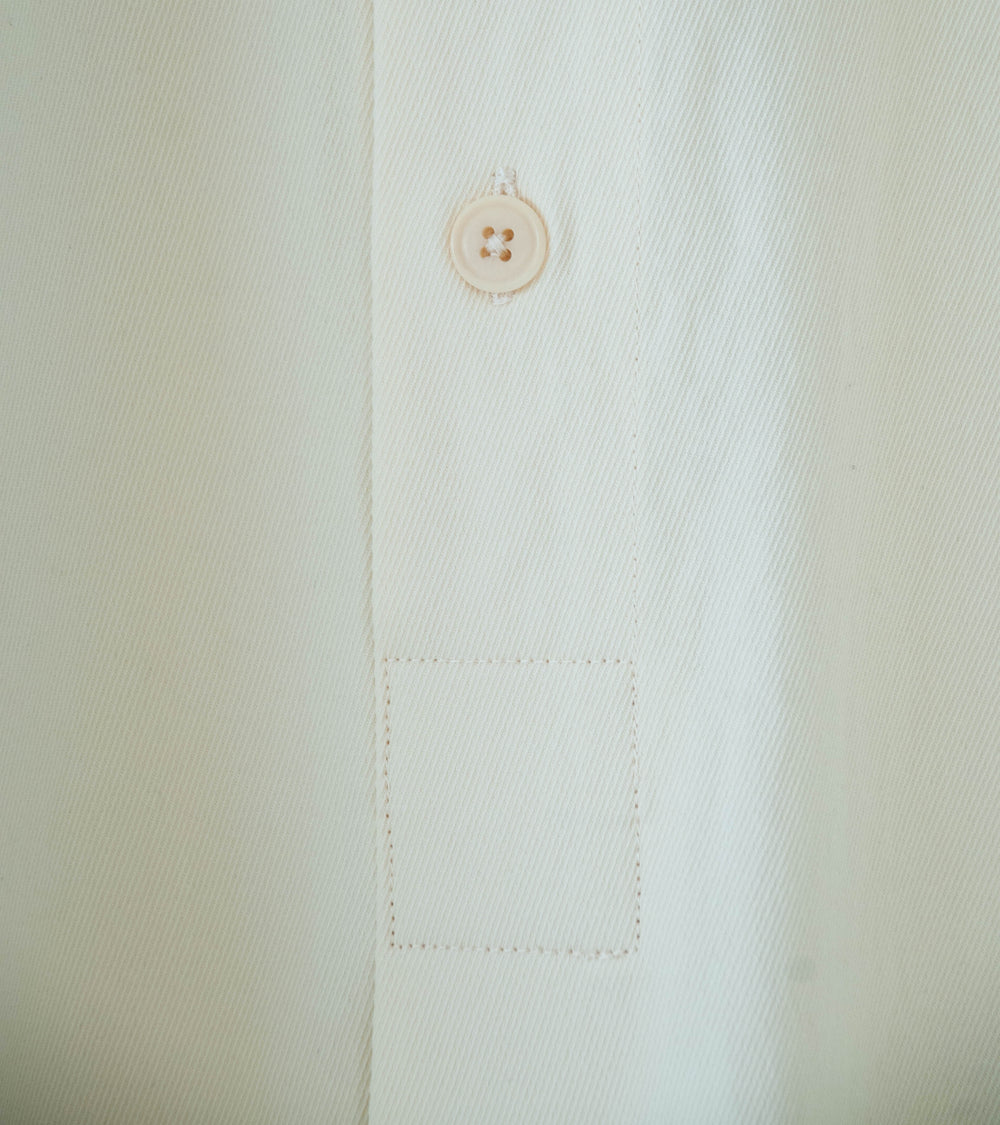 MAN-TLE 'R21 S2 Pullover Shirt' (Unbleached Tricotine)