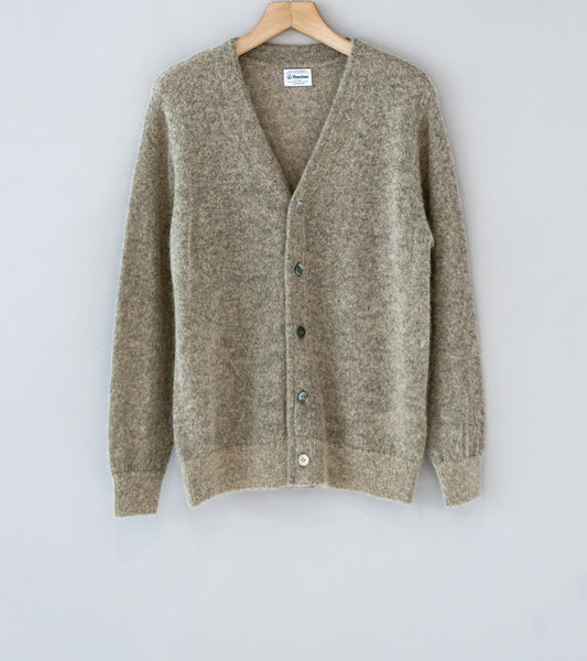 Yonetomi 'Shaggy Mohair Cardigan' (Beige) – C'H'C'M'