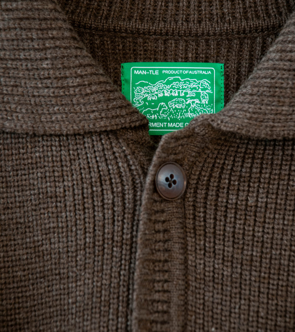 MAN-TLE 'R21 Z1 Machine Cardigan' (Black Sheep)