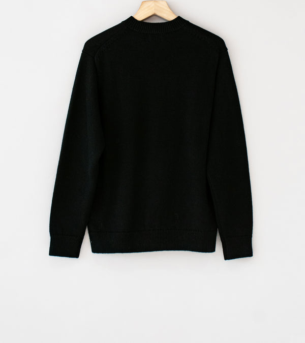 Yonetomi 'Washable Boumou Merino Pullover' (Black)