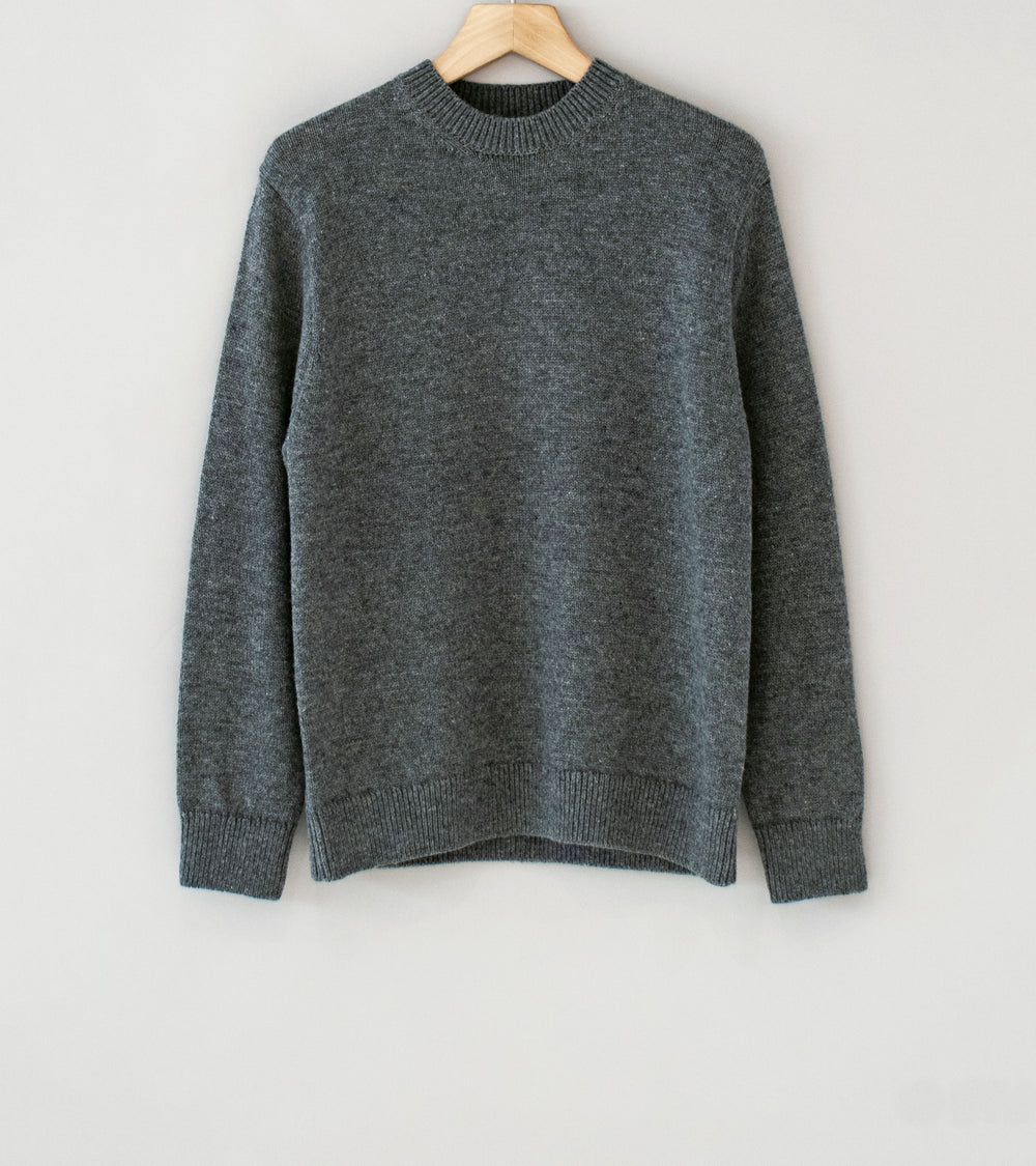 Yonetomi 'Washable Boumou Merino Pullover' (Gray)
