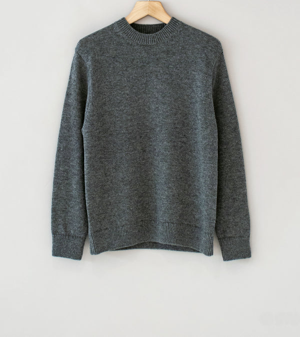 Yonetomi 'Washable Boumou Merino Pullover' (Gray)