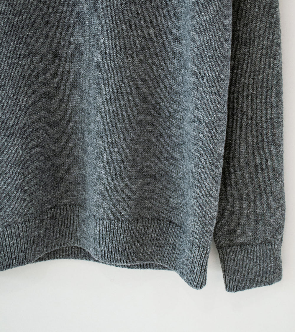 Yonetomi 'Washable Boumou Merino Pullover' (Gray)