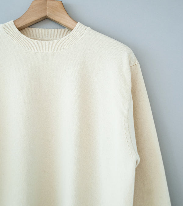 Yonetomi 'Rigid Cashmere Sweater Pullover' (Raw)