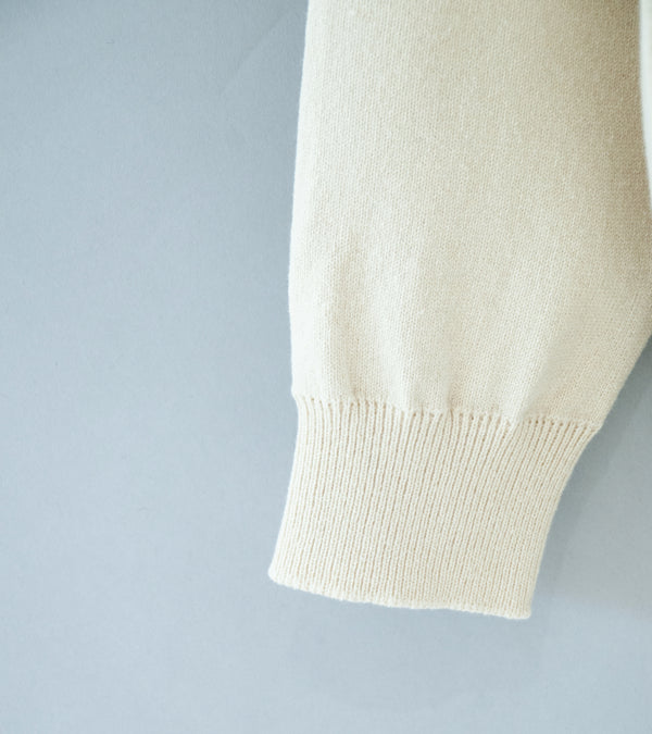 Yonetomi 'Rigid Cashmere Sweater Pullover' (Raw)