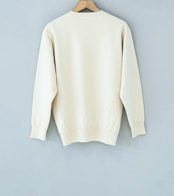 Yonetomi 'Rigid Cashmere Sweater Pullover' (Raw)