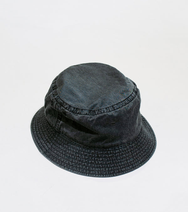 YLÈVE 'Kijima Takayuki Rayon Cotton Pigment Dye Hat' (Charcoal)