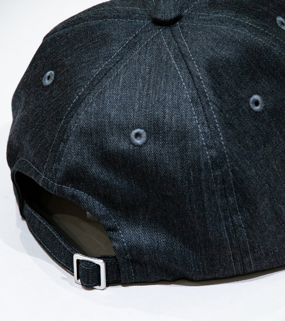 YLÈVE 'Kijima Takayuki Wool Mohair Gabardine Cap' (Charcoal)