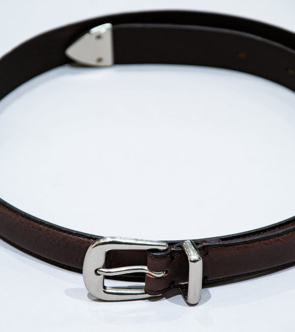 YLÈVE 'Leather Western Belt' (Brown)